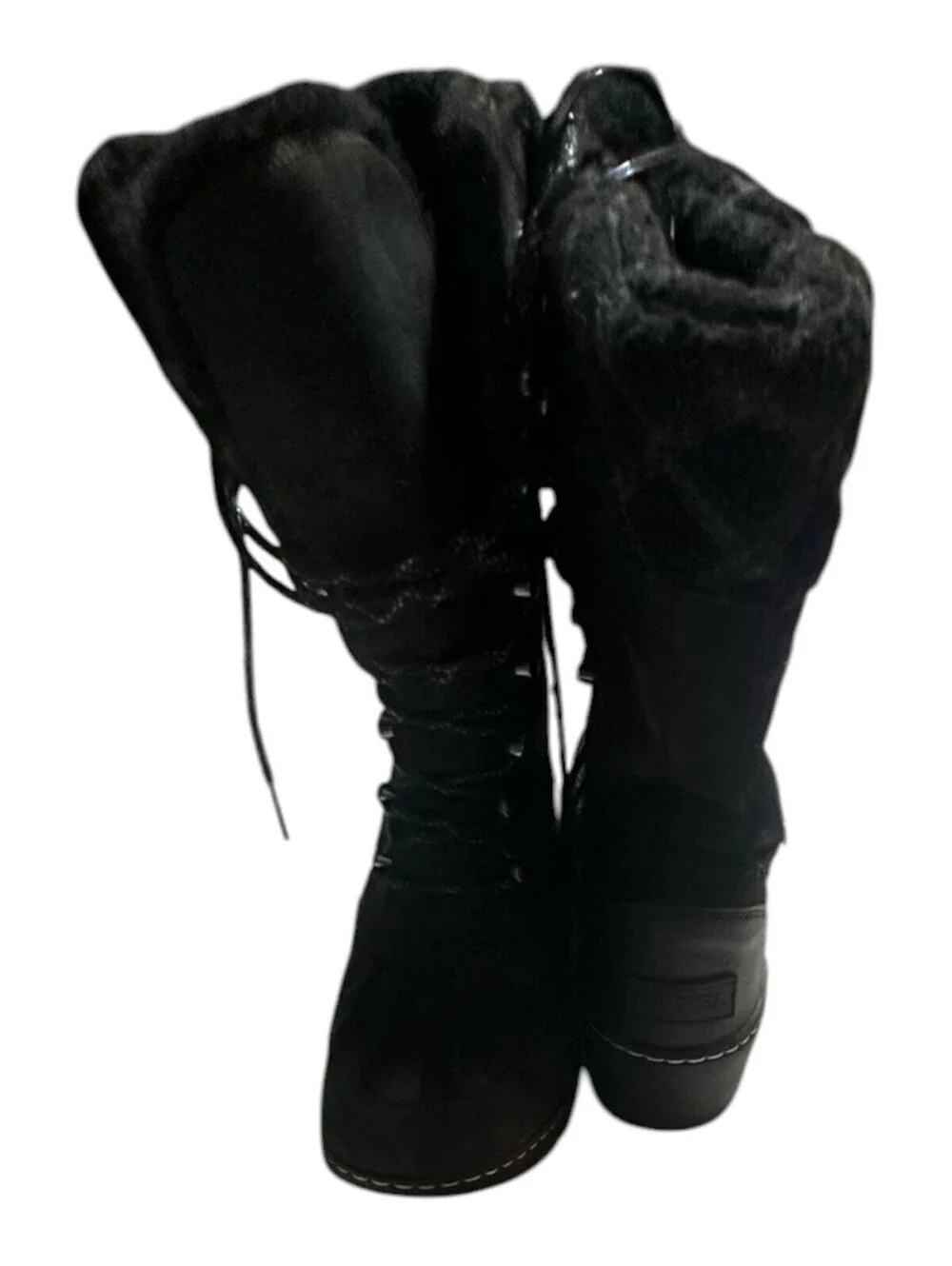 Sorel Women Whistler Tall Boot Black Stone Waterproof NL2984 010 - size 7.5